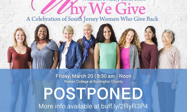 WHY WE GIVE Event Postponed