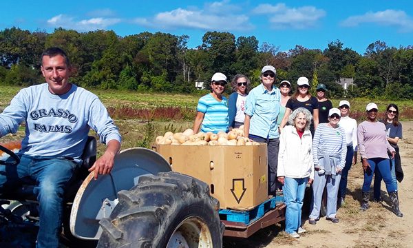 Another Way Impact100 Members Support Grantee Farmers Against Hunger