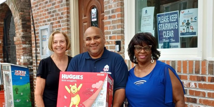 Beyond the Check: Members Donate Needed Personal Care Items to 2023 Grantee Heart of Camden