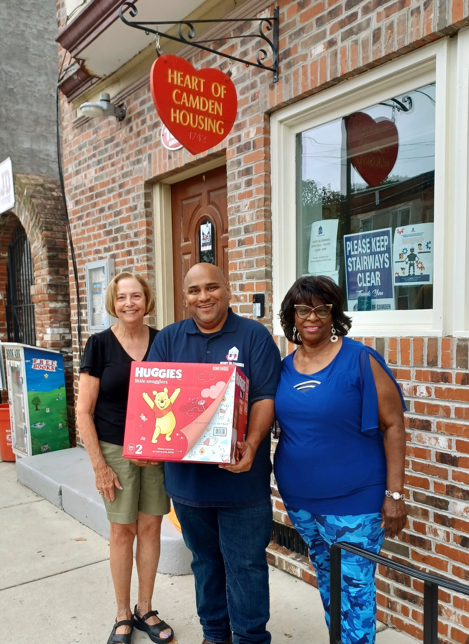Beyond the Check: Members Donate Needed Personal Care Items to 2023 Grantee Heart of Camden