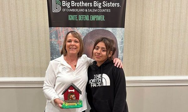 Big Brothers Big Sisters of Cumberland & Salem Counties recognizes Impact100 SJ member & Big Sister Valerie Buickerood
