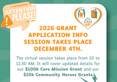 2026 Grant Info Session Takes Place December 4th