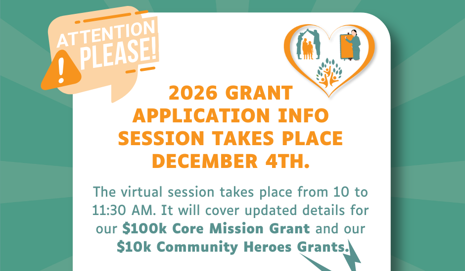 2026 Grant Info Session Takes Place December 4th